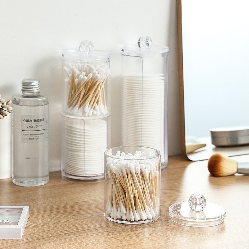 1/2pcs Cotton Swab Storage Box