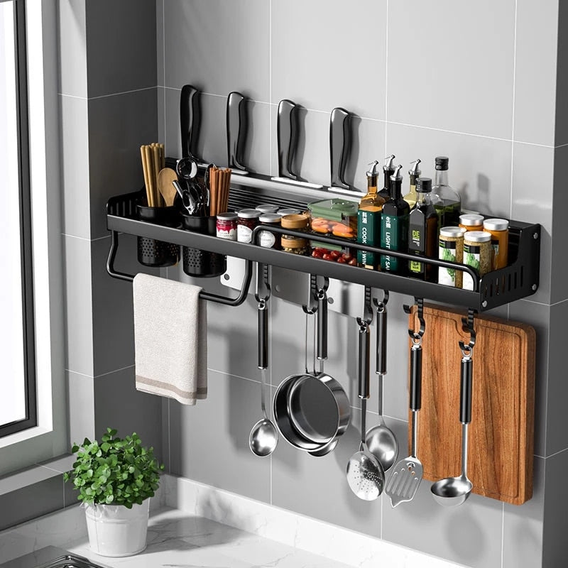 Wall-mounted Spice Storage Racks