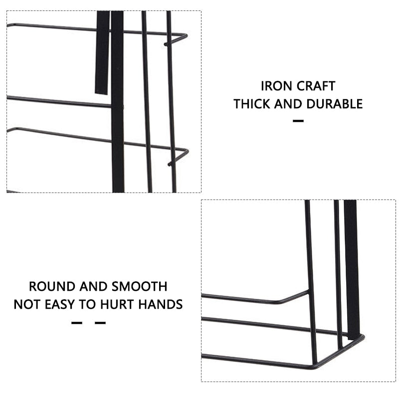 Organization Rack for Towels and Cutting Boards
