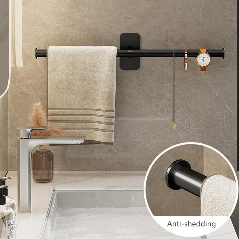 Self-adhesive Bathroom Towel Rack