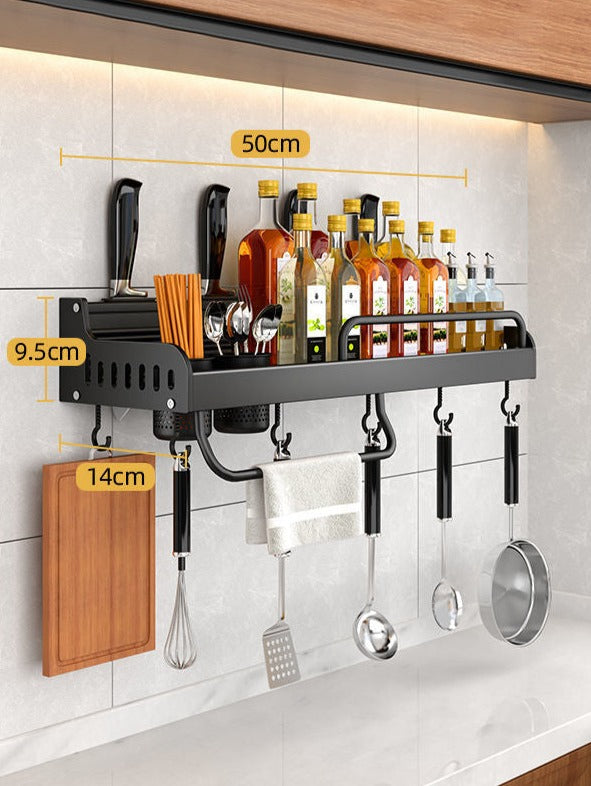 Wall-mounted Spice Storage Racks