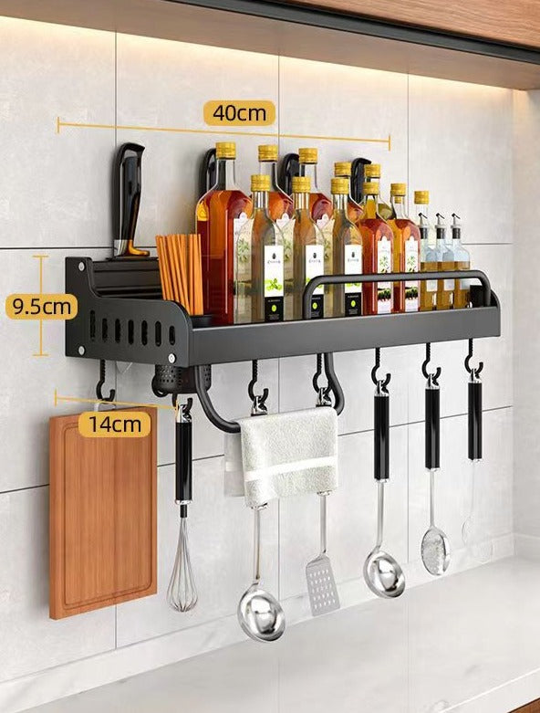 Wall-mounted Spice Storage Racks