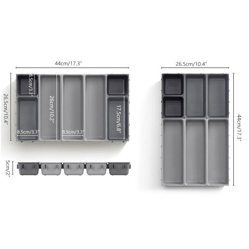 7 Pc Drawer Organization Dividers
