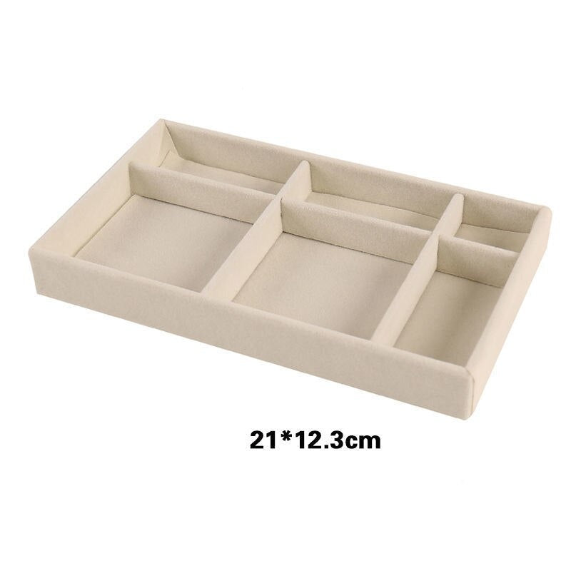 Velvet Jewelry Drawer Storage Organizers