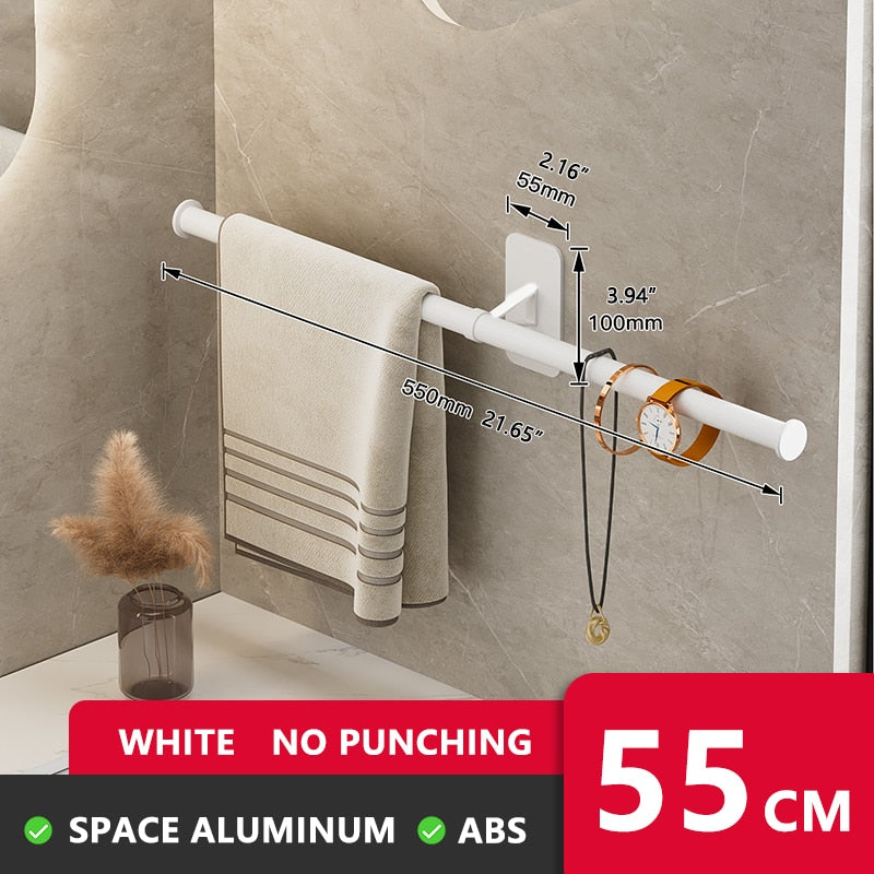 Self-adhesive Bathroom Towel Rack