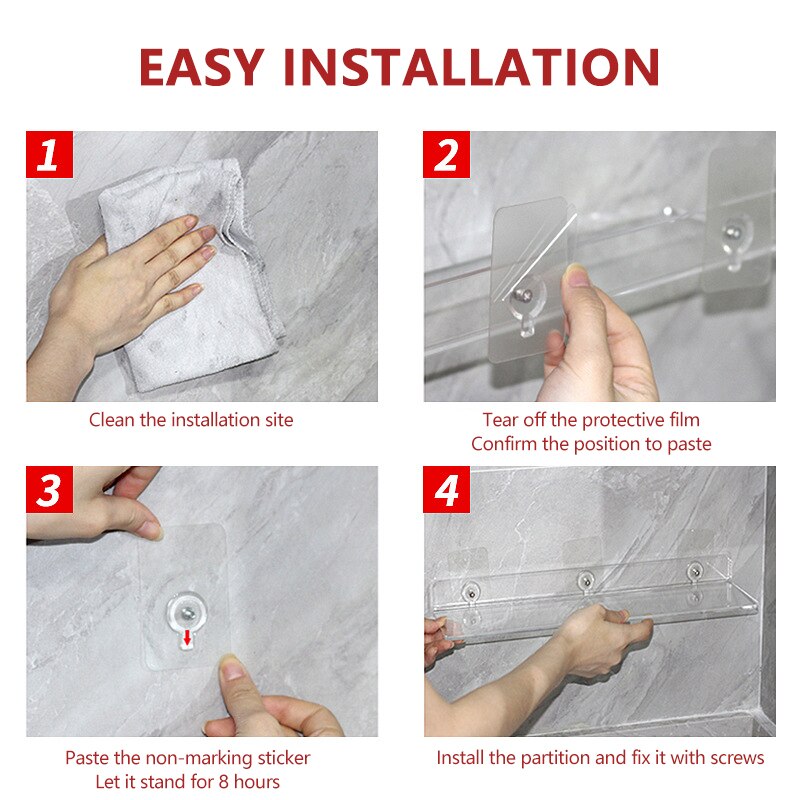 Acrylic Storage Rack Shelf