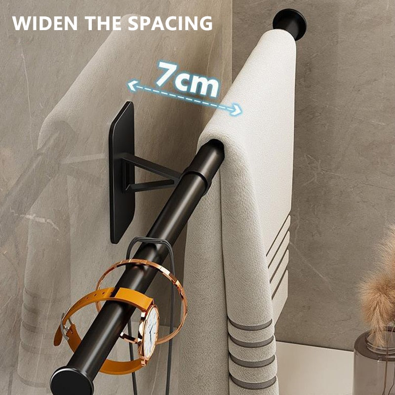 Self-adhesive Bathroom Towel Rack