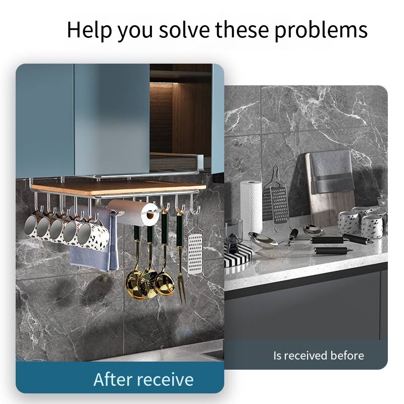 Multifunctional Cabinet Hanging Rack