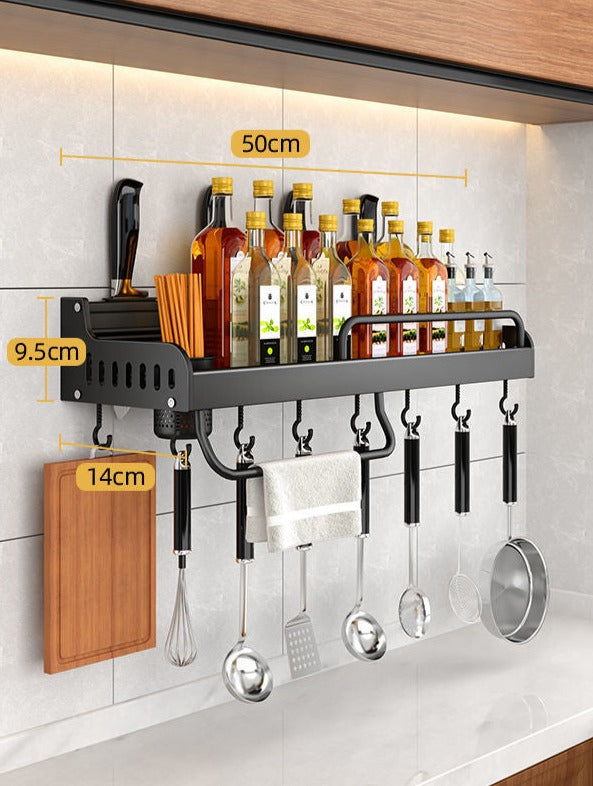 Wall-mounted Spice Storage Racks