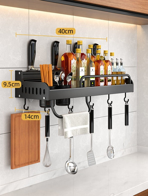 Wall-mounted Spice Storage Racks