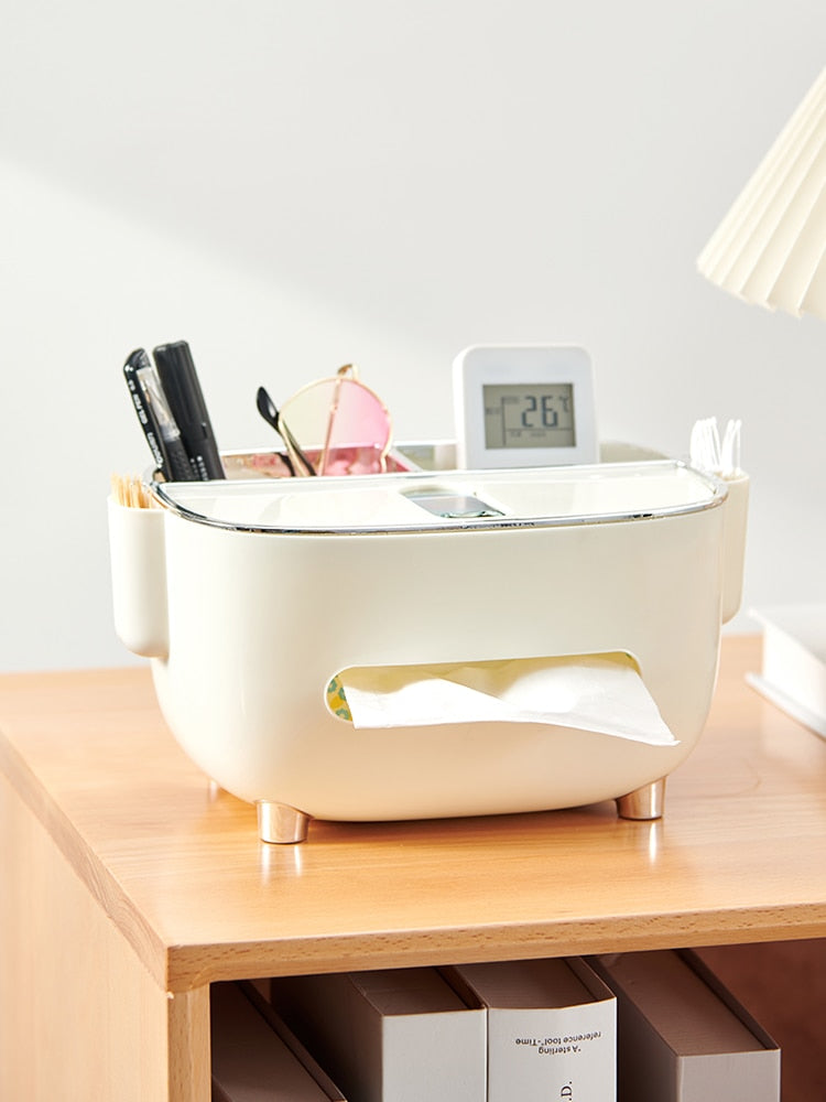 Multifunctional Tissue Box and Storage Organization