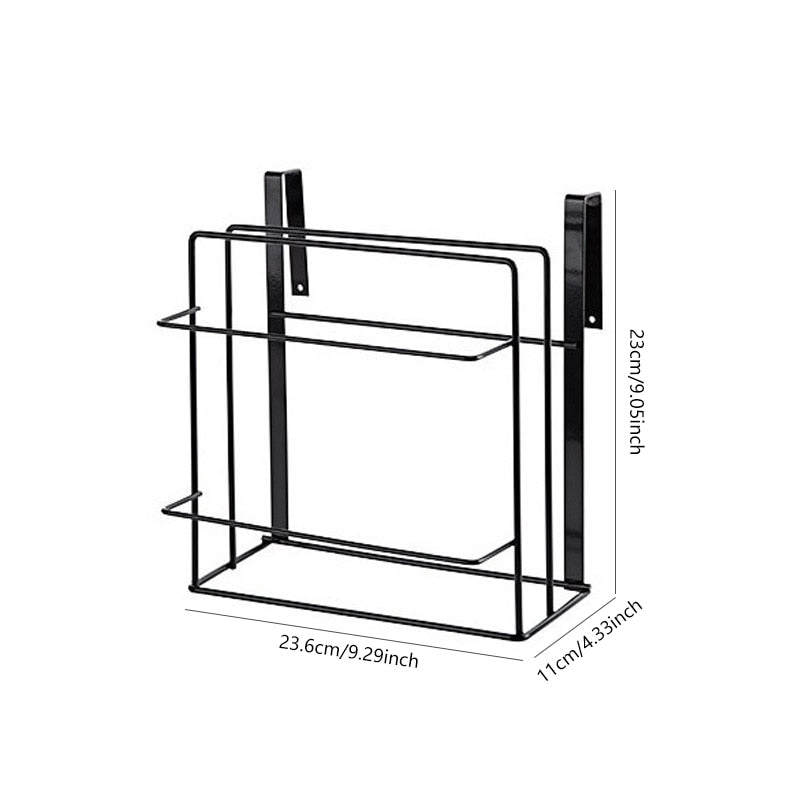 Organization Rack for Towels and Cutting Boards