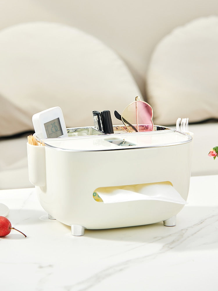 Multifunctional Tissue Box and Storage Organization
